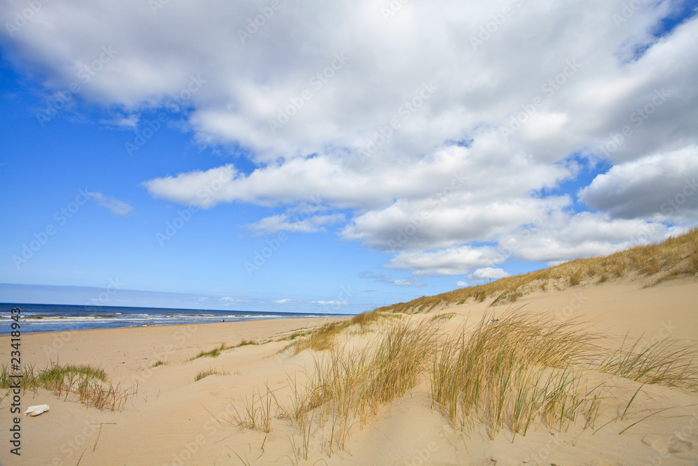 Sand dunes near to the sea