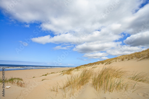 Sand dunes near to the sea