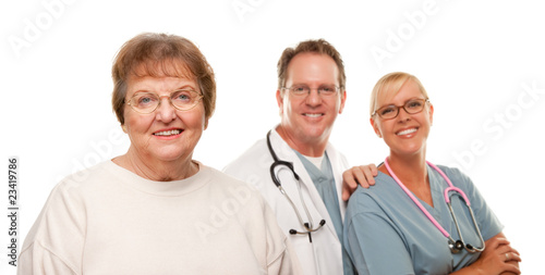 Smiling Senior Woman with M...