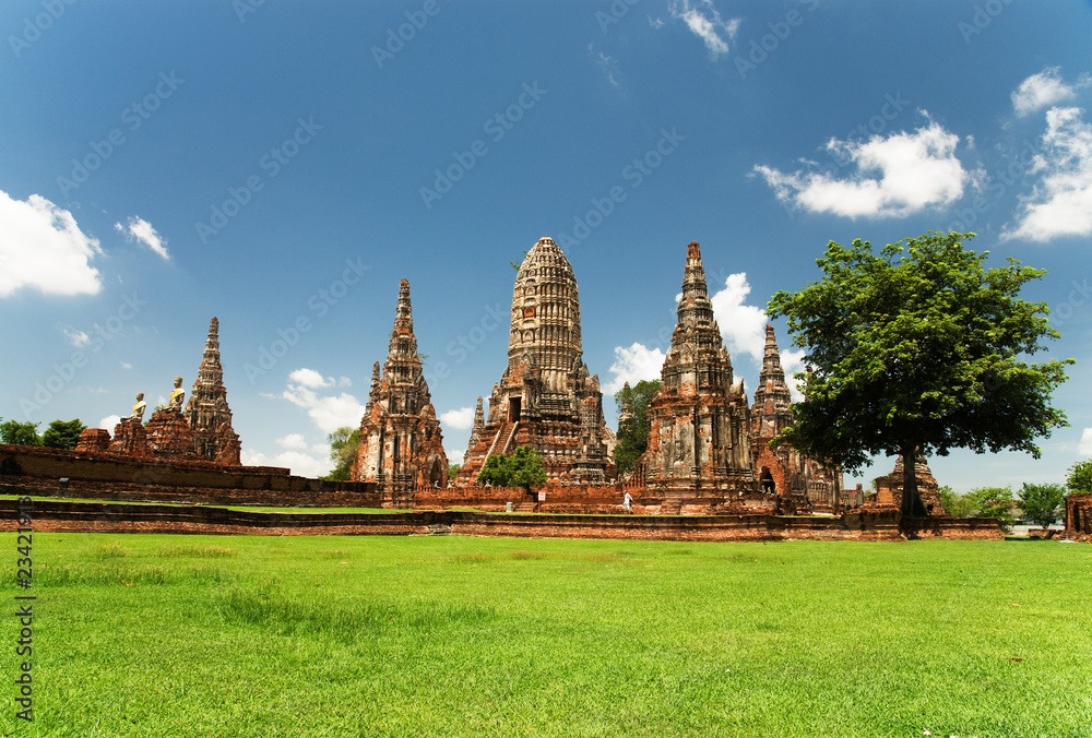 Fototapeta premium Chai Watthanaram temple,Ayutthaya,Thailand