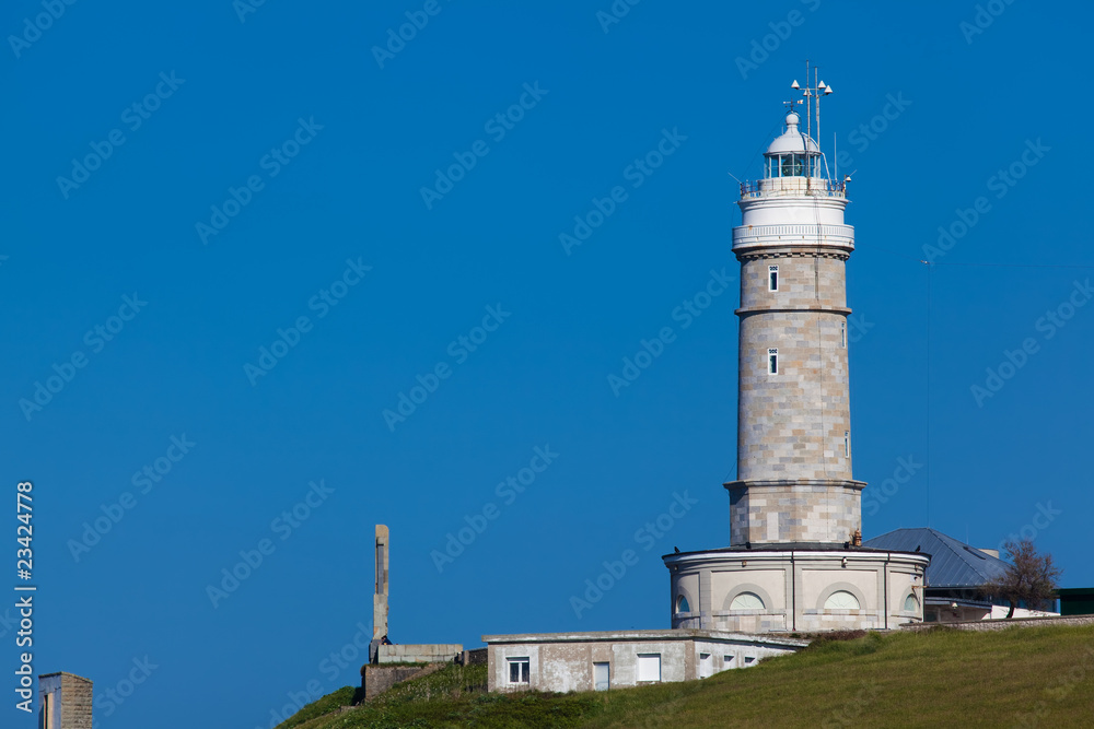 Faro del Cabo Mayor en Santander, Cantabria, Spain