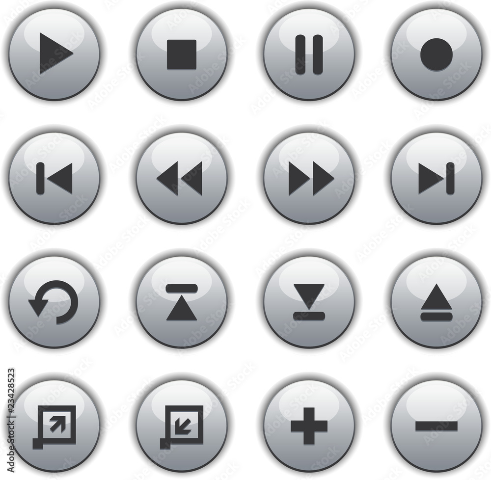 Media buttons Media buttons