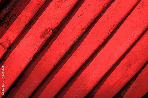 Red Wood Slats