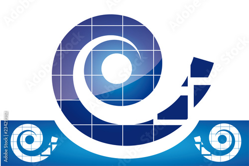 spiral vectorielle, logo , picto