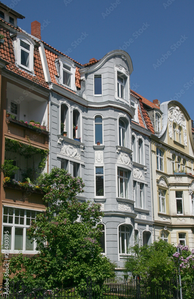 Jugendstilfassade in Göttingen