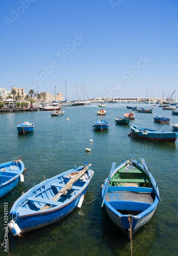 Boats in port. Bari. Apulia. © Mi.Ti.