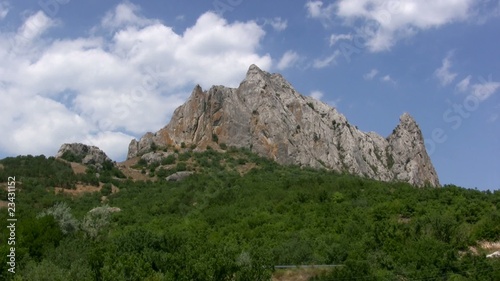 Mountain in the afternoon