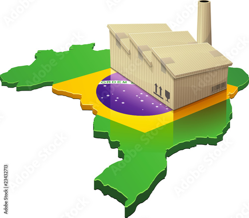 Brésil et usine délocalisée (détouré)