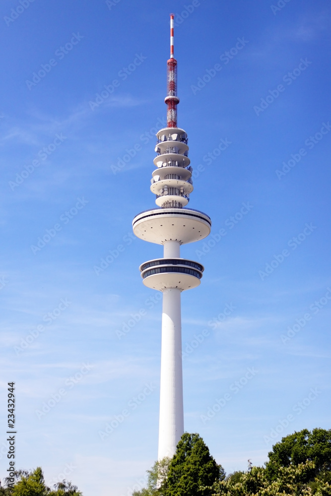 Fototapeta premium Heinricht-Hertz Fernsehturm in Hamburg