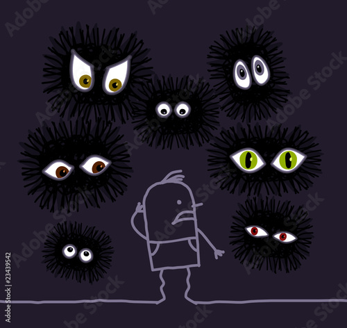 night & monsters eyes