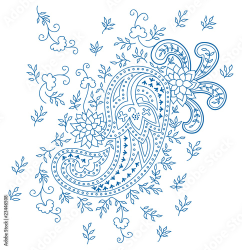 Kashmir henna design fashion.