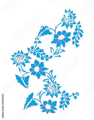 Floral botanic design vector