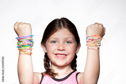 Girl with bracelets