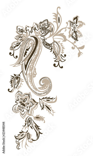 Kashmir fashion floral