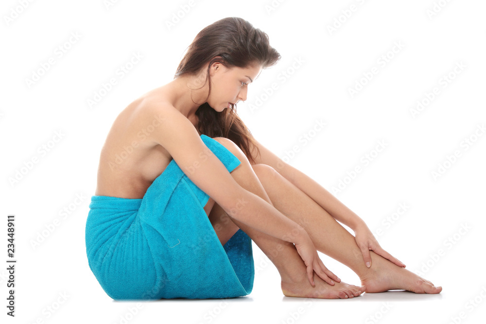 Obraz premium Attractive young nude woman
