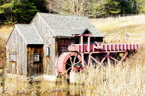 grist mill near Guilhall, Vermont, USA photo