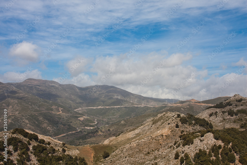 Naklejka premium Eolian farm