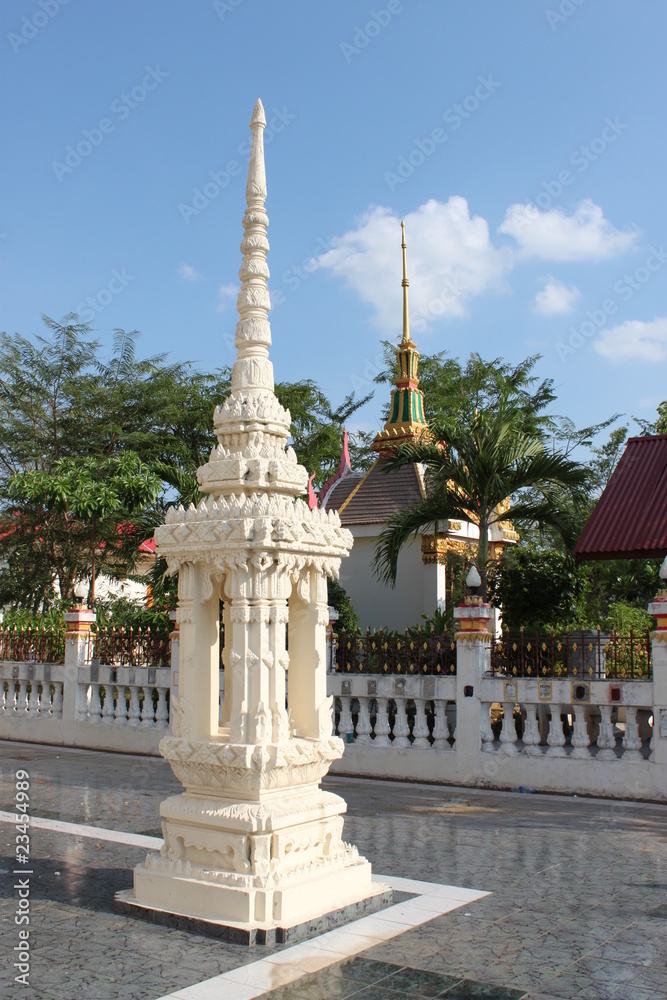 Boundary marker of a temple at Wat Borabue Sararam, Mahasarakam Boundary marker of a temple at Wat Borabue Sararam, Mahasarakam