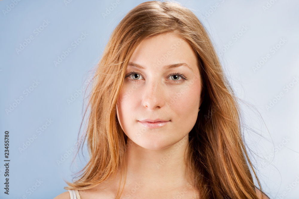 Portrait of a pretty red-haired young woman Portrait of a pretty red-haired young woman
