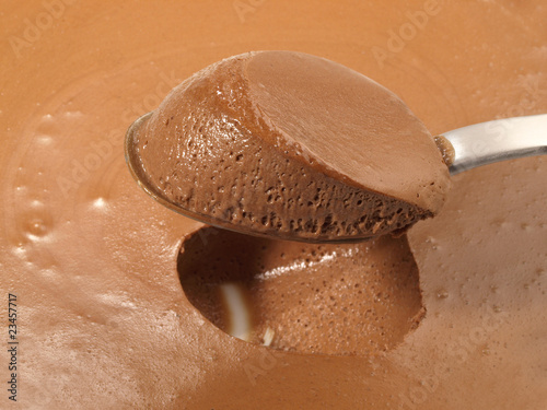 Mousse au chocolat - Löffel photo