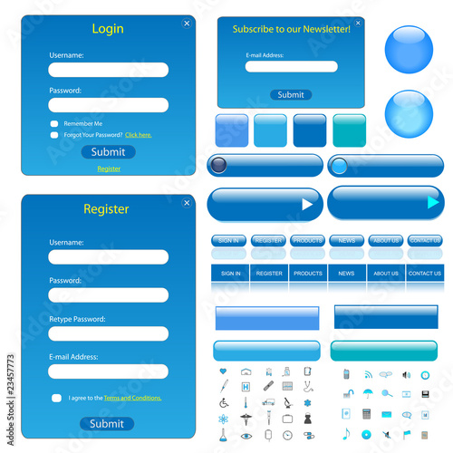 Blue Web Template
