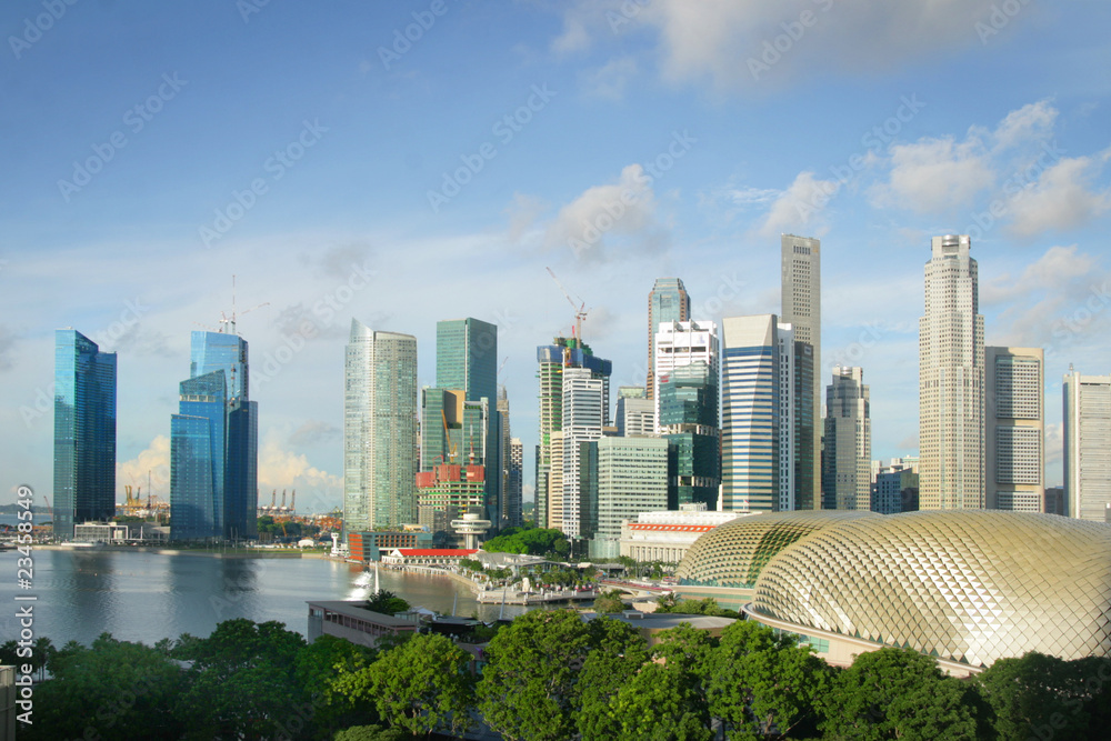 Fototapeta premium Centrum Singapuru