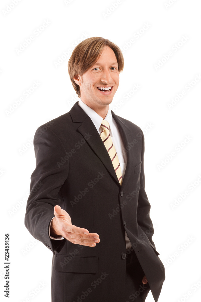 young confident businessman isolated on white background young confident businessman isolated on white background