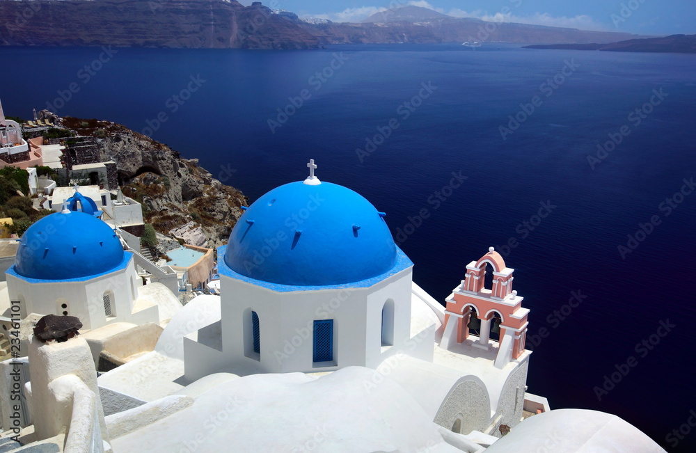 Fototapeta premium Santorini