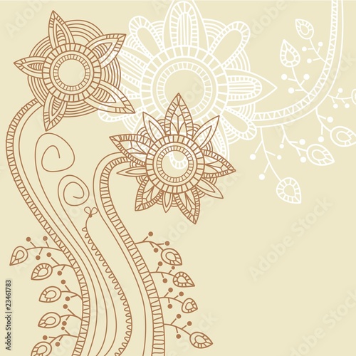 Decorative floral background