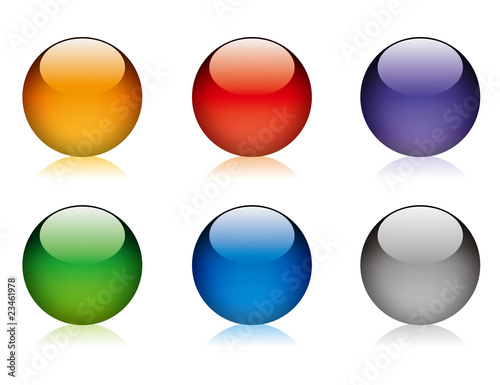 glossy buttons
