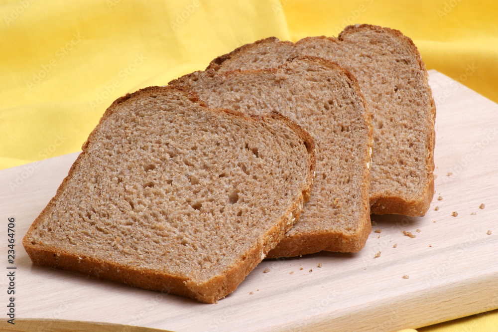 hausegemachtes Brot in Scheiben