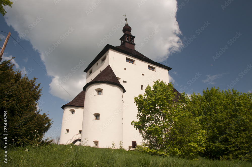The New Castle of Banska Stiavnica town