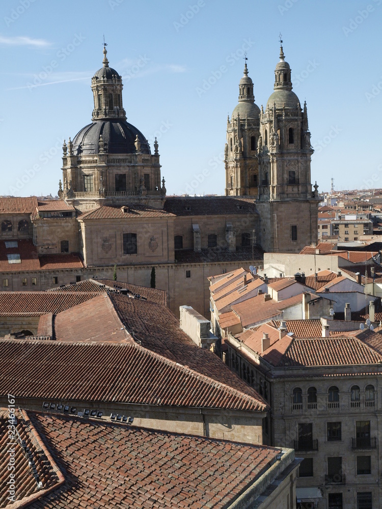 La Clerecia desde lo alto de la Catedral de Salamanca
