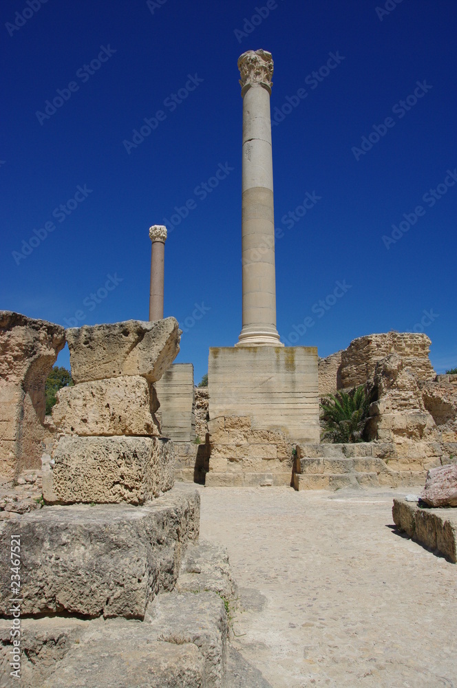 Ruines de Carthage en Tunisie