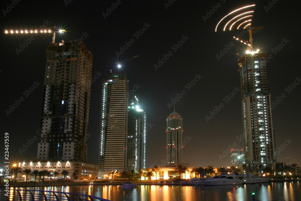 Obraz premium Dubai Baustelle