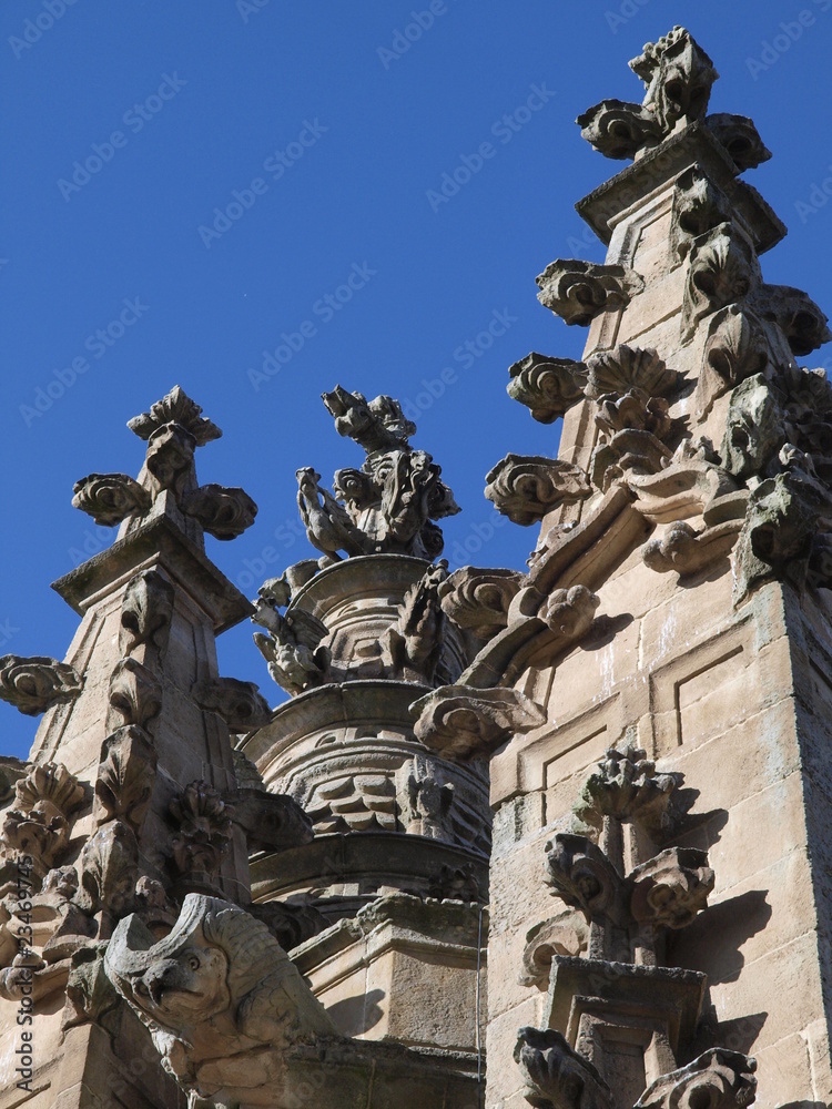 Agujas en la Catedral Nueva de Salamanca