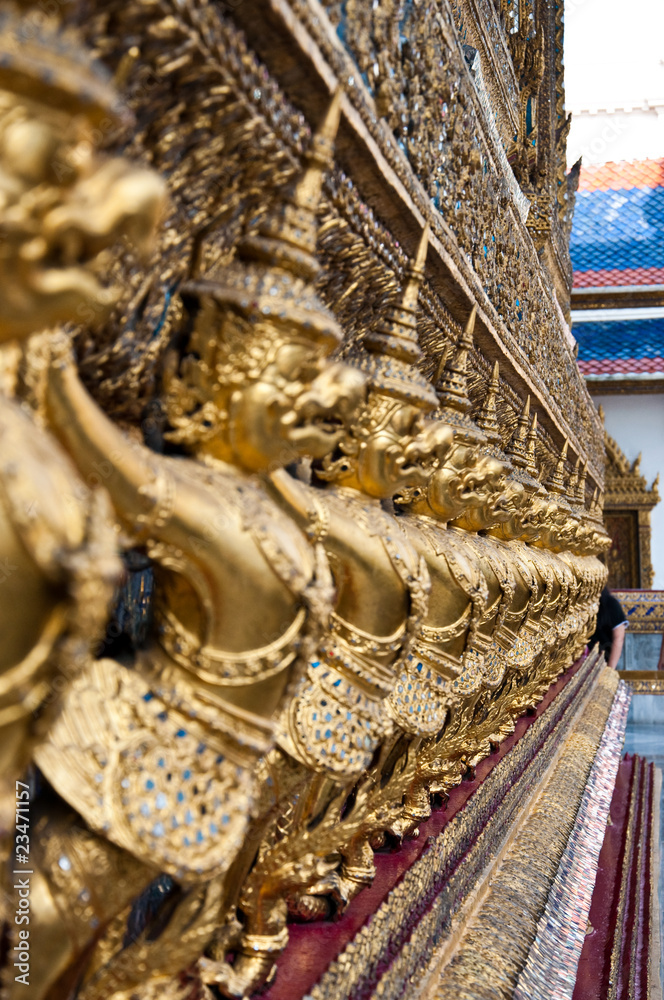 Golden Garuda in The Grand Palace Bangkok, Thailand