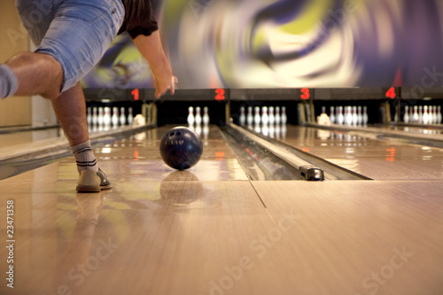Playing bowling