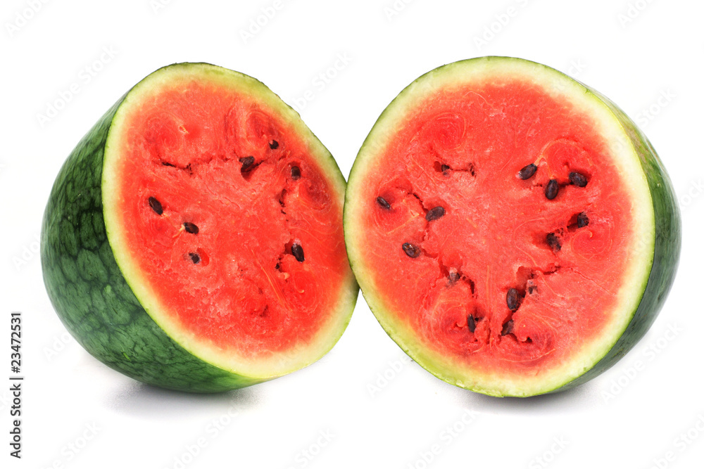 Watermelon isolated on white