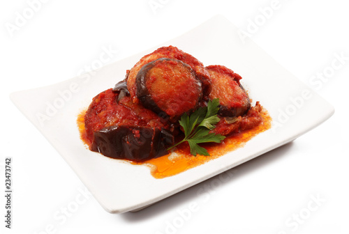 melanzane ripiene al formaggio photo