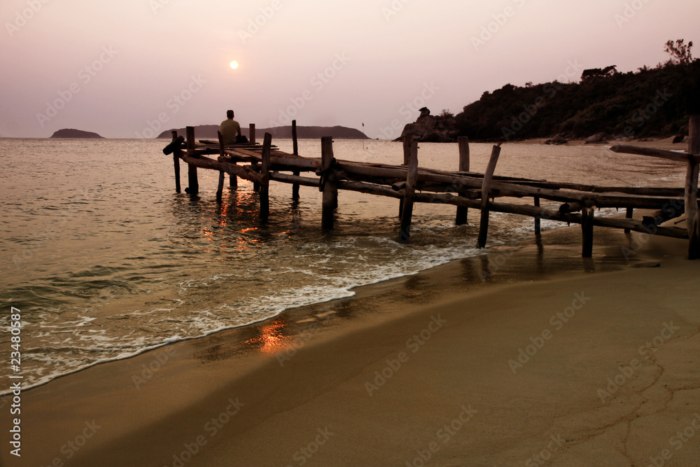 Sonnenuntergang auf Cham Island - Vietnam