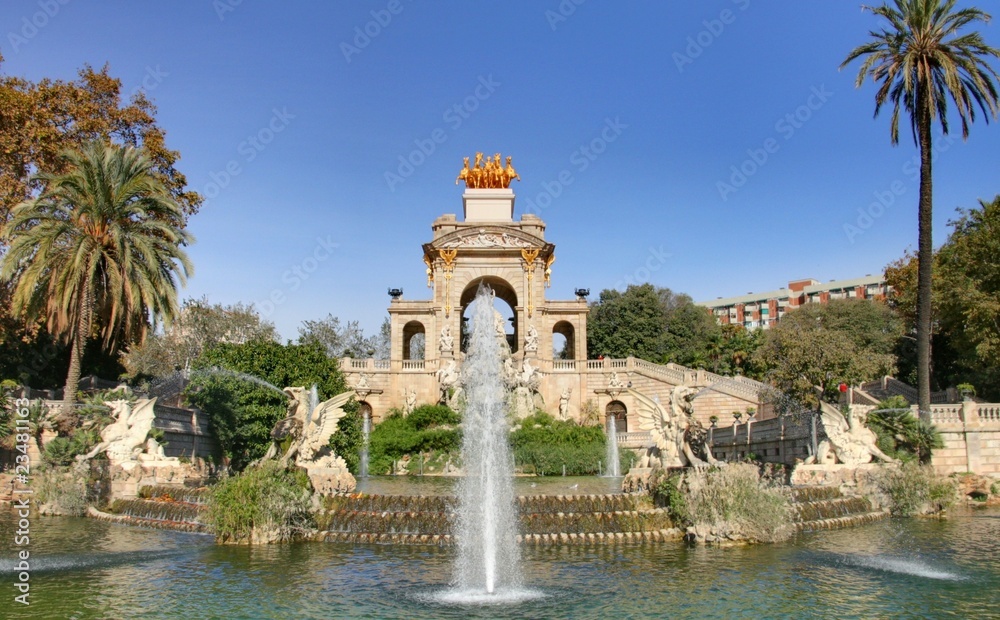 Obraz premium bassin (parc de la ciutadella)