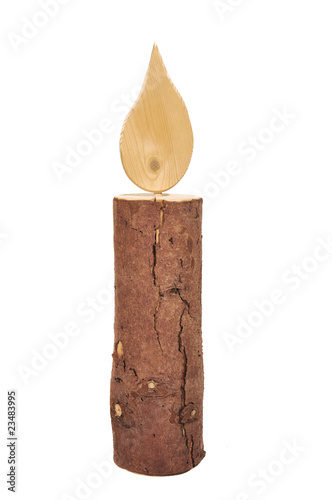 Holzkerze