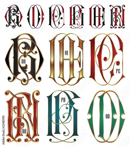 letters for corporate identity and product design