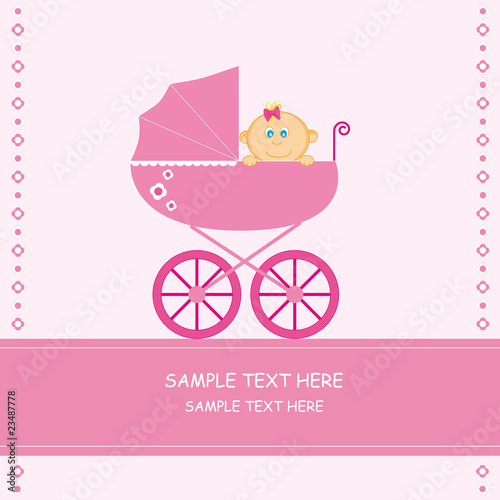 Tarjeta felicitación bebe