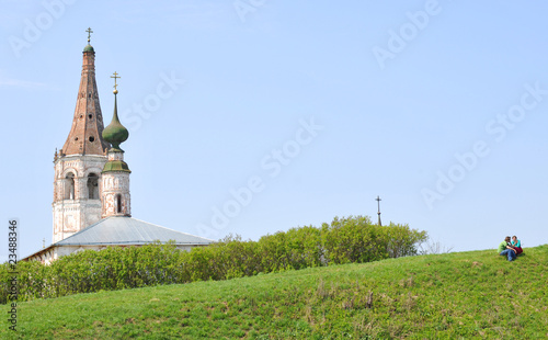 Suzdal monastery in summer, Russia