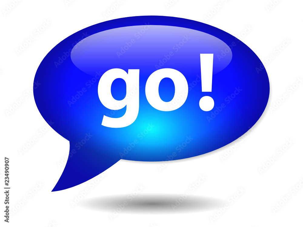 GO! speech bubble icon (web button internet ok yes start vector) GO! speech bubble icon (web button internet ok yes start vector)