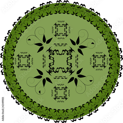 Abstract ornamental vector element