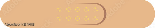 Vector illustration of adhesive bandage