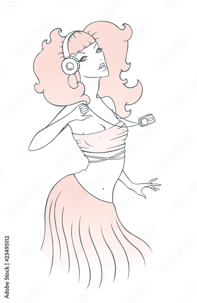 Dancing girl Dancing girl